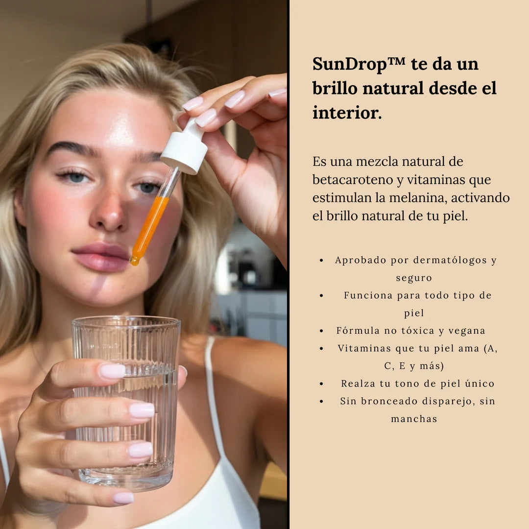 SunDrops™ | Gotas Bronceantes Bebibles