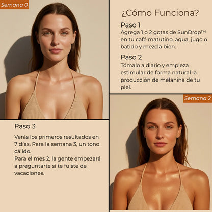 SunDrops™ | Gotas Bronceantes Bebibles